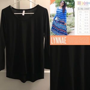 LuLaRoe Small Lynnae Solid Black
